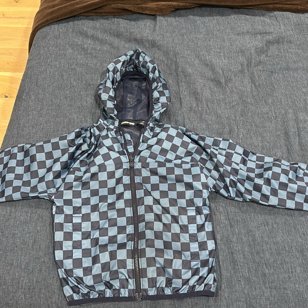 Lands end boy size 5/6 raincoat